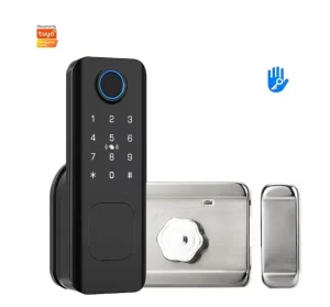 App Remote Smart Rim Lock With Wifi Intelligence Double Fingerprint Door Lock Digital Key Electronic Lock