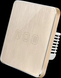 App ZigBee 3.0 Touch Curtain Switch EU Wall Switch Voice Control Works with Alexa Google Home