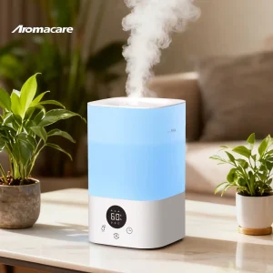 Aromacare 3.2L 7 LED Color Light Automatic Air Humidifier Humidity Display Humidifier