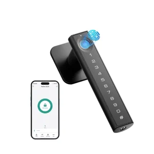 Arpha D228 Figingerprint Anti Peeping Password Smart Knob Handle Lock Tuya App Home Keyless Enter Digital Door Lock