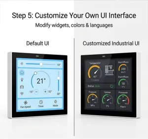 Aug. Hot ESP32 MCU N16R8 4″ MINI IPS Touchscreen App-Controlled 480×480 Resolution Universal Use Smart Switch Module