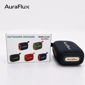 AuraFlux Miccell 20W TWS Active Speakers Wireless Stereo Sound with RGB LED Lighting Battery Powered
