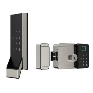 Auto Fingerprint Smart Bullhead Lock Keyless Biometric Security Cloud for Aluminum/Wood Doors Wi-Fi App OEM