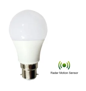 Auto On OFF 7W 9W 12W A60 E27 SMART LED Dusk To Dawn Radar Motion Sensor Bulb LED SENSOR