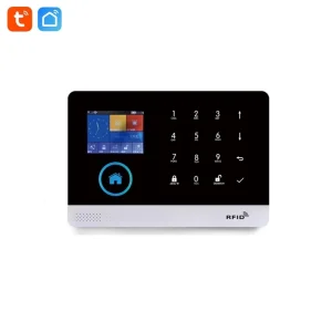 Automated Home Security System with Touch Keypad Tuya Alarm System 4G LTE Home Security Kit