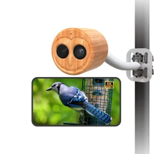 Automatic AI Bird Feeder with Camera 4K Smart Bird Watcher WiFi Solar Outdoor App Control Bird Feeder Motion Detection
