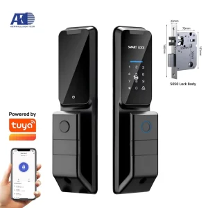 Automatic Digital Smart Lock Fingerprint Password with Doorbell