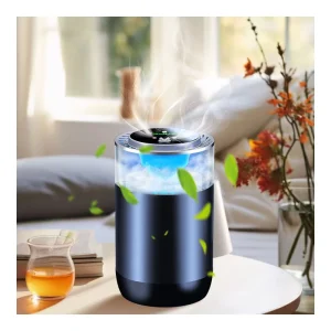 Automatic Smart Mini High-End Car Aromatherapy Machine USB Rechargeable LED Light Waterless Portable Installation for Hotel