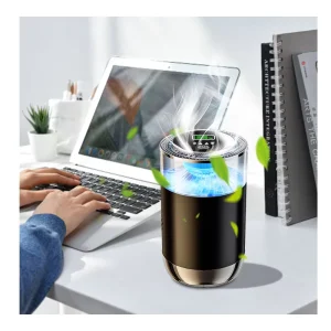 Automatic Smart Mini High End Rechargeable USB Outdoor Car Aromatherapy Machine Waterless 10ml LED Light Air Purifying Portable