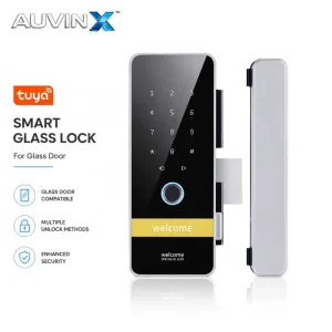 Auvinx OEM ODM Cerradura Inteligente Tuya BT Smart Sliding Glass Lock Intelligent Password Office Lock For Private Label Brands