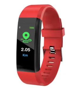 B115P Unisex Smart Watch Bracelet Fitness Tracker Chronograph Stop Watch Alarm Water Resistant for Android iOS Plastic