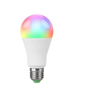 Wireless Smart Light Bulb, B22/E26, 27, 7.5W/15W, RGBCW, Compatible with Alexa and Google Home, Color-Dimmable Smart LED Bulb