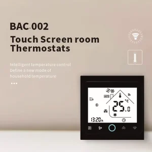 BAC-002 Tuya Smart Digital Modbus RS485 HVAC Zigbee Programmable 2-Pipe Fan Coil Room AC Thermostat for Hospitals Wifi