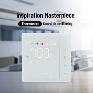 BAC-007 Smart Thermostat Tuya Programmable WIFI & Lora Protocol Wall-Mounted ABS HVAC Temperature Controllers