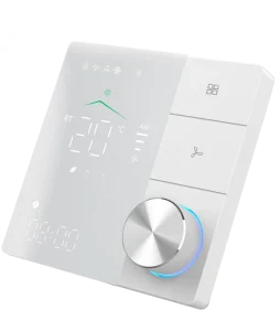 BAC 18 White Smart WiFi AC Thermostat ABS Floor Panel Home Temperature Controller for Hotel Heating