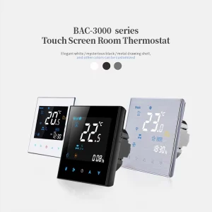 BAC-3000 Smart Digital HVAC Thermostat Wifi RS485 Modbus Air Conditioner Room Temperature Controller