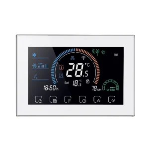 BAC-8000 Smart Home Air Conditioning Thermostat WiFi/Modbus/Normally Programmable Touch Screen Fan Energy-Saving Schools