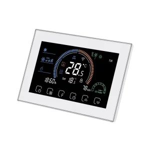 BAC-8000 Smart Home Thermostat WiFi/Modbus/Normally Programmable Touch Screen Thermostat for Fan Energy Saving Hospitals