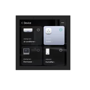 BCC 2501 AC A&E Smart 4 inch Control Panel With Built in Thermostat Screen Alexa Voice Service For Household Use