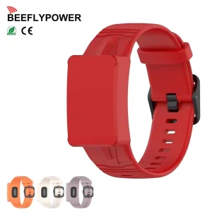 BEEFLYPOWER Soft Silicone Watch Strap Adjustable Breathable Fitness Smartwatch Bracelet for Whoop 5.0 4.0 3.0 Wristband