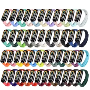 BEEFLYPOWER in Stock Now Colorful Silicone Smart Sport Bracelet Wristband Watch Straps for Xiaomi Band 8 9 10