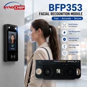BFP353 Binocular Liveness Offline Face Recognition Module Dual Lens Biometric Camera Linux OS for Smart Lock Access Control