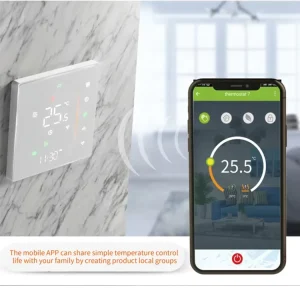 BHT 006 Wireless Wifi Heat Thermostat Digital Touch Screen Weekly Programming HVAC System Boiler Temperature