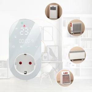 BHT-12-LED Plug-in Thermostat Smart Wifi Programmable HVAC Nest Components for Home 220v Voltage Floor Heating