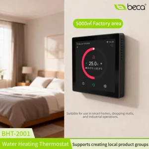 BHT-2001TFT Full-screen WiFi Smart Thermostat Touch Screen Voice Control Alexa Google Home, Programmable Heating Thermostat