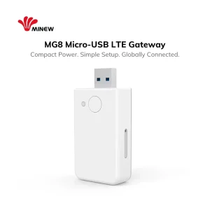 BLE 5.0 to 4G Smart IIoT Industry Bluetooth IoT Temperature Sensor Asset Tracking Beacon USB Gateway with Geo Location