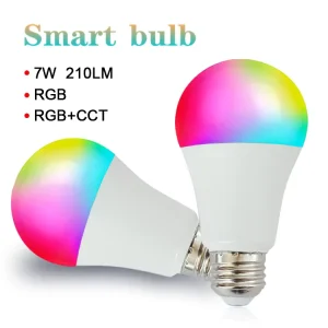 Wholesale Smart BLE Infrared Remote-Controlled RGB A60 LED Smart Light Bulb