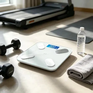 BMI Smart Bathroom Scale Digital Body Fat Scale Electronic Bathroom Weigh Scale With App
