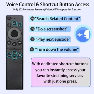 BN59 01385A BN59 01385B Smart TV Voice Remote Control Use for ALL 4K 8K Ultra HD Neo QLED OLED UHD Series
