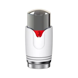 BODE White Thermostatic TRV Radiator Valve Head With EN215