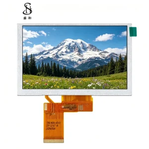 BOE 5 Inch IPS LED Display Screen with 800×480 Resolution 1000 Nits Brightness Connector Mounting