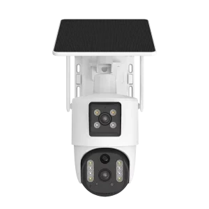 BP5 4G Solar Camera Double Cameras Outdoor Wireless Network Security Camera Smart Home PTZ 360 Cloud Storage Memory Card