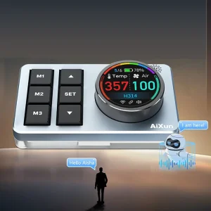 BS08 AI Voice Assistant with Wi-Fi & Rechargeable TYPE-C/2.4G for T320/P3208/H312/H314/T380/T420D