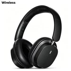 BT 5.3 Wireless Headphones 40mm Driver Over-Ear Headset 20H Playtime Foldable Stereo Earphones with TF Card Slot AUX Mode