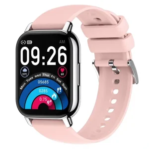 Baiyimei P66 Smart Sports Watch Square Magnetic Charging TFT Screen Health & Heart-Rate Monitoring for Calling