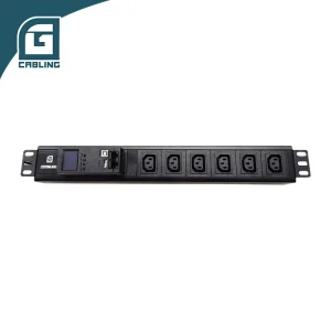 Bandeau De Prises Distribution Rackable 220 Volts Wall Mounted Surge Protector Power Strip EU C13 US Plug PDU