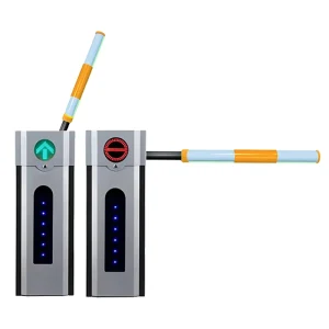 Barrier Gate Servo Flow Indicator Light and License Plate Recognition for Smart Car Parking Management System