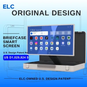Battery Powered Android Touch Screen with Built in Speakers for Camping Patio Karaoke and Portable Home Entertainment