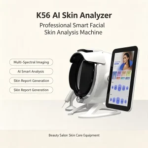 Beauty Salon Use K56 AI Skin Scalp Analyzer Device Customer File Management Comparative Skin Analysis Testing Instrument