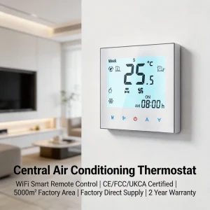 Beca BAC 1000 TUYA WIFI HVAC Thermostat Tuya Wifi Indoor Digital Touch Screen Temperature Regulator Fan Coil Unit Smart Wall