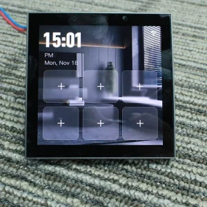 Beca BCC 2501 AC M New Arrival 4 Inch Square Touch Screen Tuya Built in Thermostat Zigbee Gateway Smart Device Control Panel