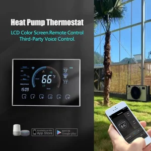 Becasmart BHP 8000 24V Wireless Smart Thermostat Modern Design Floor Heating Thermostat for Hotels WiFi Connectivity