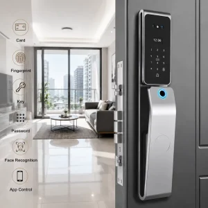 Bedroom Security Zigbee Wi-Fi Cloud Fingerprint Face Recognition Door Lock Smart Glass/Aluminum/Steel Heavy Duty Camera Bell