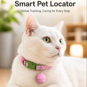 Bell Ring Pet GPS Collar Waterproof Cat Dog Locator Wearable Anti lost Tracking Device for Safe Outdoor Pet Supplies Accessories