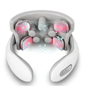 Best Seller Smart Massager with Heating Compression U-Shape Electric EMS Cervical Neck and Shoulder Massager Health Machine