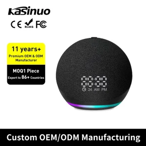 Best Selling 5th Generation RGB Smart Speaker Portable Base New Smart Speaker RGB LED Lighting Wireless Desktop Subwoofer